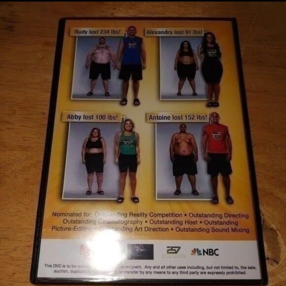 The Biggest Loser Weight Loss Yoga DVD'S-LIKE NEW-SET OF 2 - Picture 3 of 7